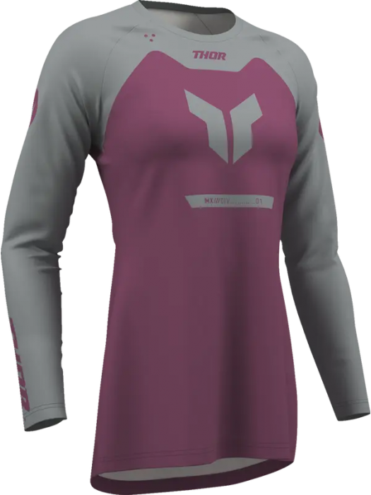 Дамско Джърси THOR WMN Ridemode Menace PUR/GY